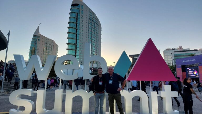 Asier and Jan Geert at Web Summit